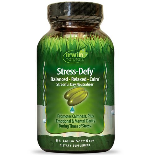 Irwin Naturals, Stress-Defy, 84 Liquid Soft-Gels فوائد