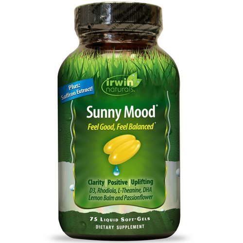 Irwin Naturals, Sunny Mood, 75 Liquid Soft-Gels فوائد