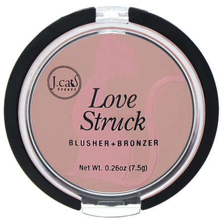 J.Cat Beauty, Love Struck, Blusher + Bronzer, LGP102 Honey Bunches, 0.26 oz (7.5 g):Bronzer, Blush