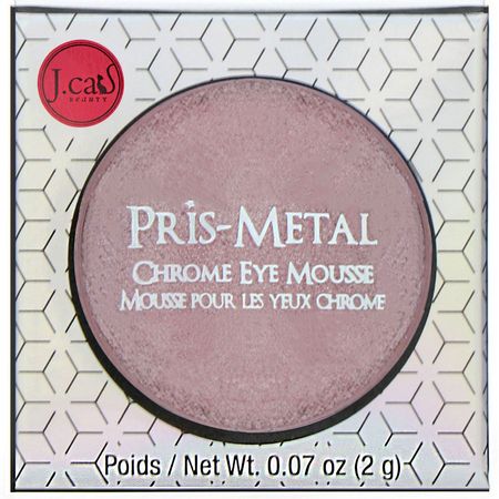 J.Cat Beauty, Pris-Metal Chrome Eye Mousse, PEM108 Champagne Wiz, 0.07 oz (2 g):ظل المكياج, عيون