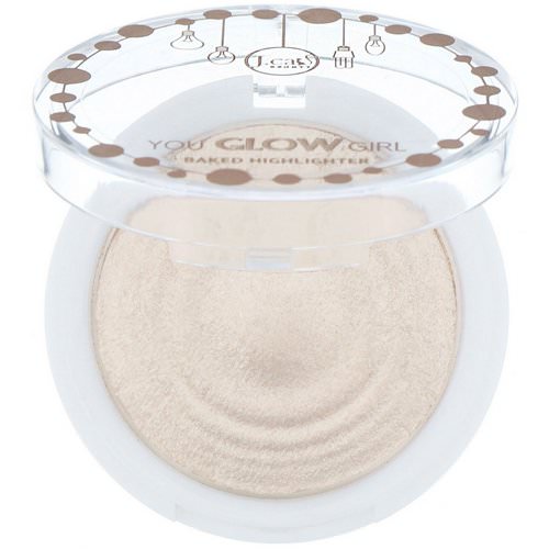 J.Cat Beauty, You Glow Girl, Baked Highlighter, YGG104 Crystal Sand, 0.30 oz (8.5 g) فوائد