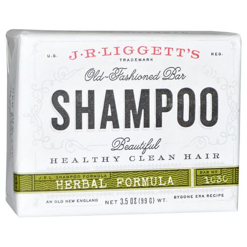 J.R. Liggett's, Old-Fashioned Bar Shampoo, Herbal Formula, 3.5 oz (99 g) فوائد