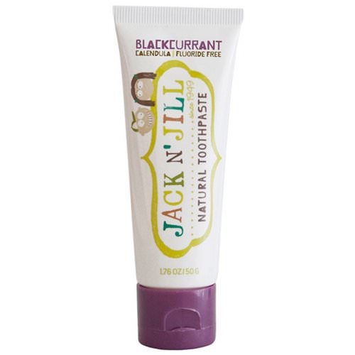 Jack n' Jill, Natural Toothpaste, with Certified Organic Blackcurrant, 1.76 oz (50 g) فوائد