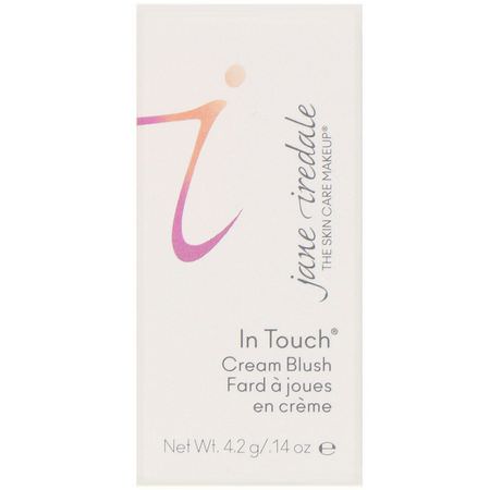 Jane Iredale, In Touch, Cream Blush, Clarity, 0.14 oz (4.2 g):Blush, وجه