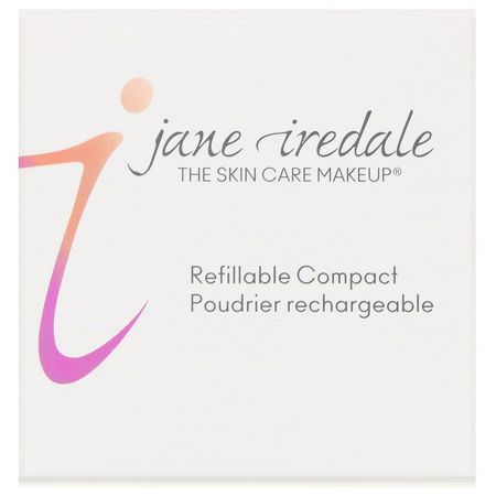 Jane Iredale, Refillable Compact, Rose Gold, 1 Count:فرش الماكياج, الماكياج