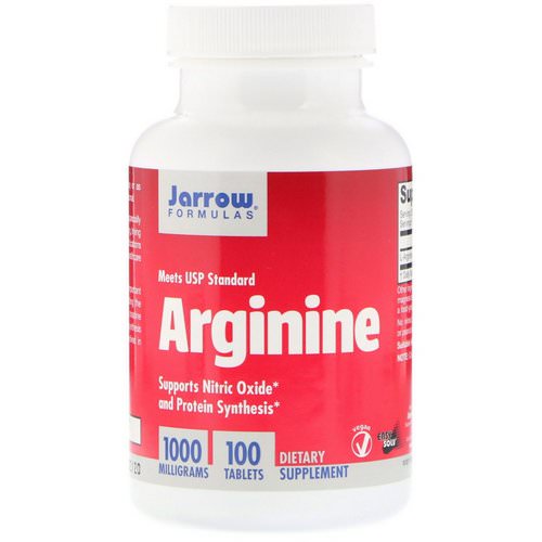 Jarrow Formulas, Arginine, 1000 mg, 100 Tablets فوائد