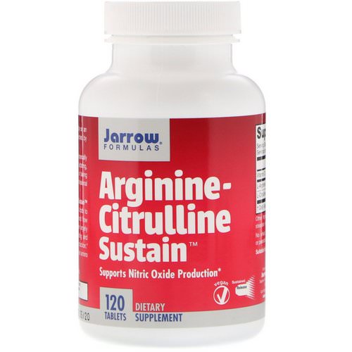 Jarrow Formulas, Arginine-Citrulline Sustain, 120 Tablets فوائد