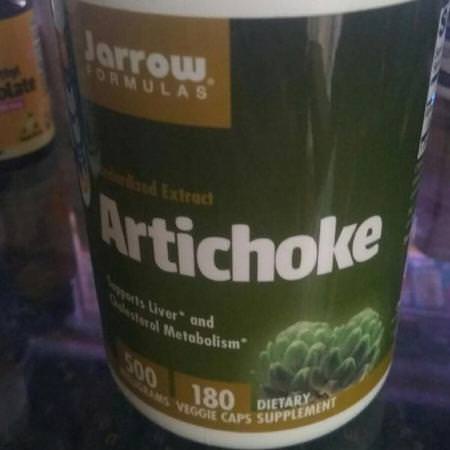 Jarrow Formulas, Artichoke 500, 500 mg, 180 Capsules