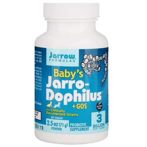 Jarrow Formulas, Baby's Jarro-Dophilus + GOS, 2.5 oz (71 g) Powder (Ice) فوائد