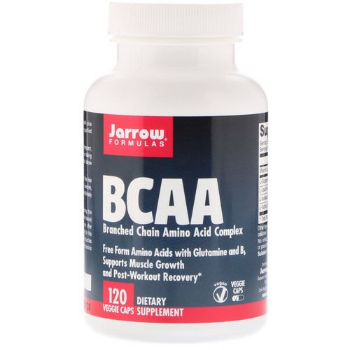 Jarrow Formulas, BCAA, Branched Chain Amino Acid Complex, 120 Veggie Caps فوائد