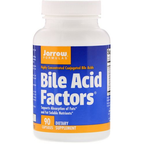 Jarrow Formulas, Bile Acid Factors, 90 Capsules فوائد