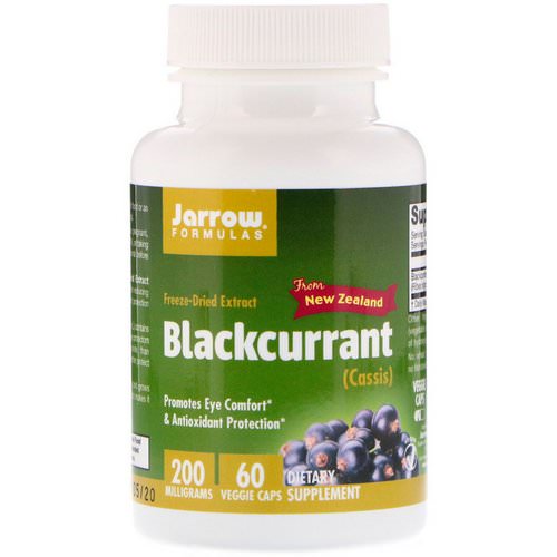 Jarrow Formulas, Blackcurrant, 200 mg, 60 Veggie Caps فوائد