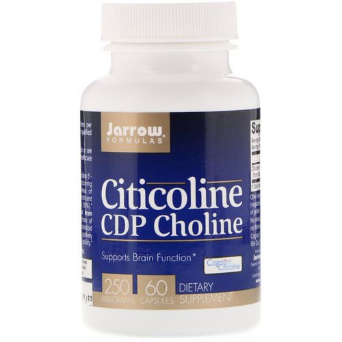Jarrow Formulas, Citicoline, CDP Choline, 250 mg, 60 Capsules فوائد