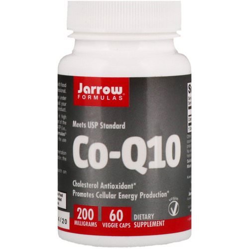 Jarrow Formulas, Co-Q10, 200 mg, 60 Veggie Caps فوائد