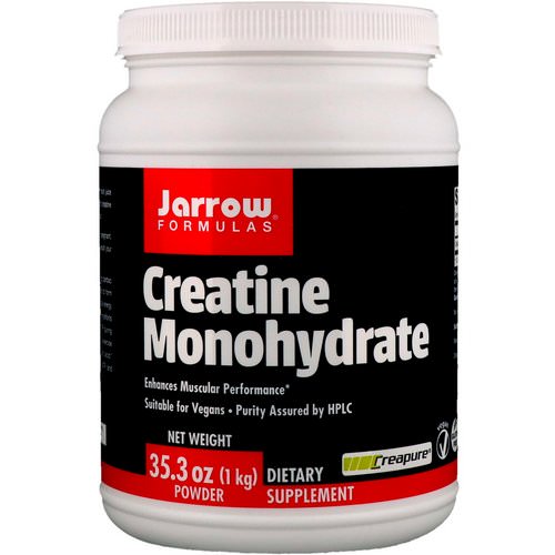 Jarrow Formulas, Creatine Monohydrate Powder, 2.20 lbs (1 kg) فوائد