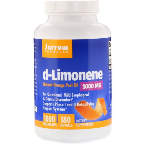 Jarrow Formulas, d-Limonene, 1000 mg, 180 Softgels فوائد