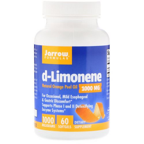 Jarrow Formulas, d-Limonene, 1000 mg, 60 Softgels فوائد
