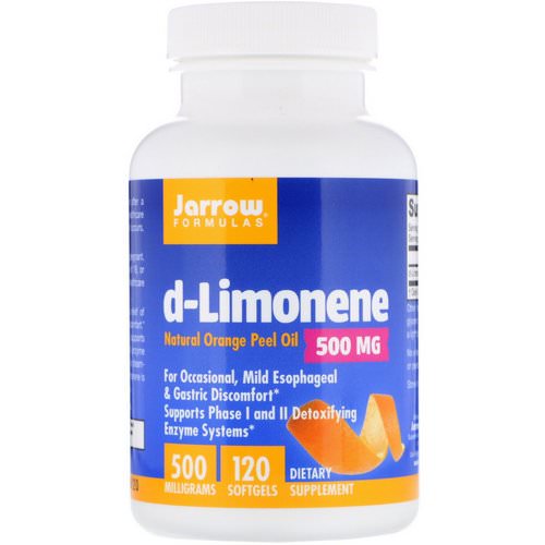 Jarrow Formulas, d-Limonene, 500 mg, 120 Softgels فوائد