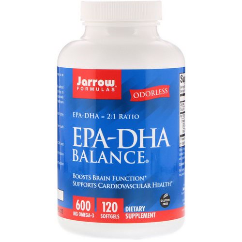 Jarrow Formulas, EPA-DHA Balance, 120 Softgels فوائد