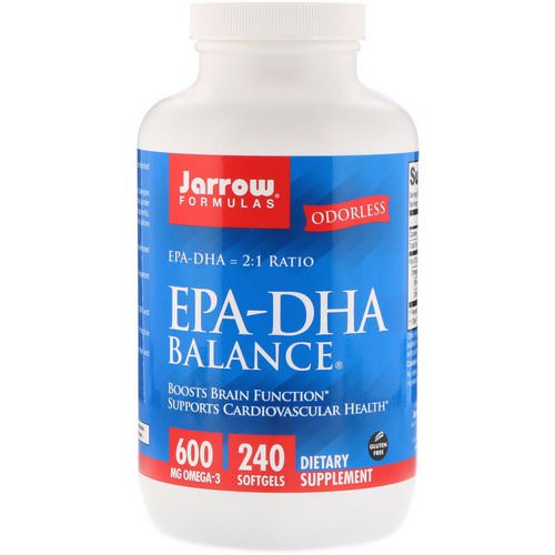 Jarrow Formulas, EPA-DHA Balance, 240 Softgels فوائد