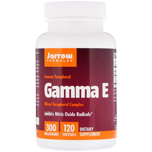 Jarrow Formulas, Gamma E, 300 mg, 120 Softgels فوائد