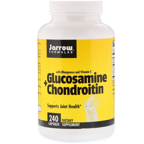 Jarrow Formulas, Glucosamine + Chondroitin, 240 Capsules فوائد