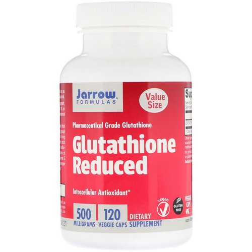 Jarrow Formulas, Glutathione Reduced, 500 mg, 120 Veggie Caps فوائد