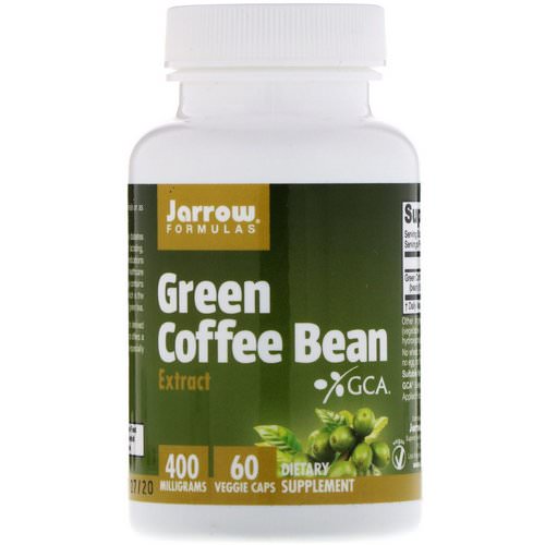 Jarrow Formulas, Green Coffee Bean Extract, 400 mg, 60 Veggie Caps فوائد
