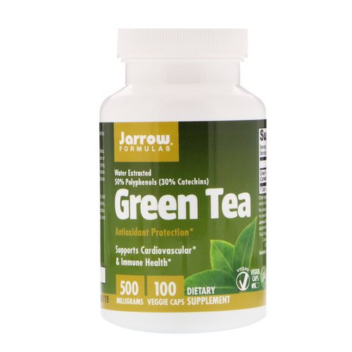 Jarrow Formulas, Green Tea, 500 mg, 100 Veggie Caps فوائد