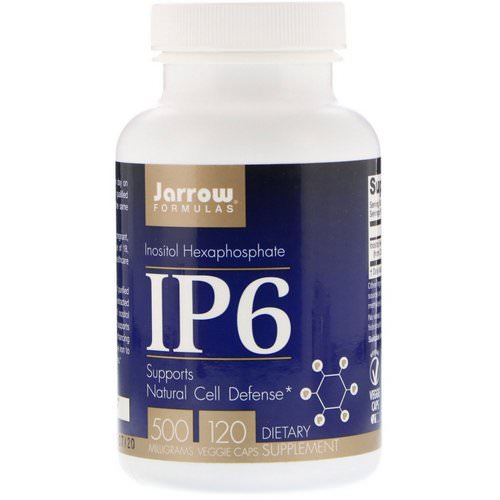 Jarrow Formulas, IP6, Inositol Hexaphosphate, 500 mg, 120 Veggie Caps فوائد