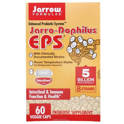 Jarrow Formulas, Jarro-Dophilus EPS, 5 Billion, 60 Veggie Caps فوائد