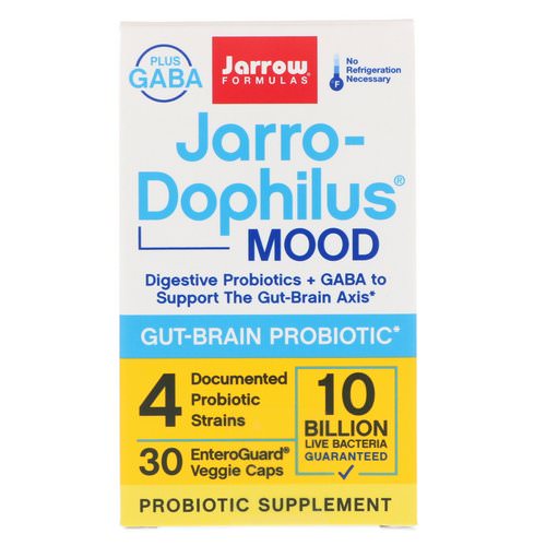 Jarrow Formulas, Jarro-Dophilus Mood, 30 EnteroGuard Veggie Caps فوائد