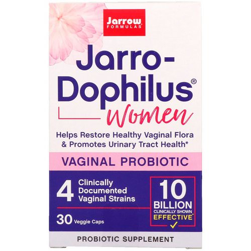Jarrow Formulas, Jarro-Dophilus, Vaginal Probiotic, Women, 30 Capsules فوائد