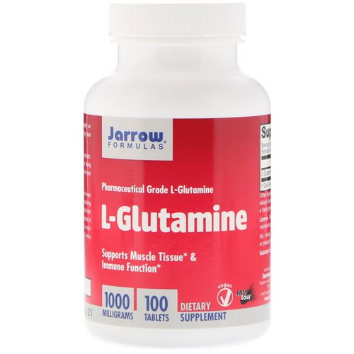 Jarrow Formulas, L-Glutamine, 1000 mg, 100 Tablets فوائد
