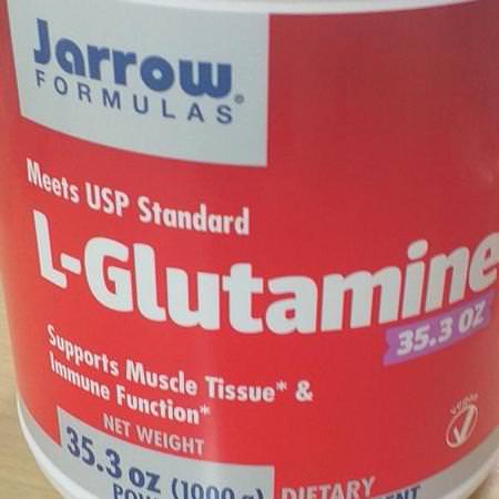 Jarrow Formulas L-Glutamine - L-Glutamine, أحماض أمينية, ملاحق