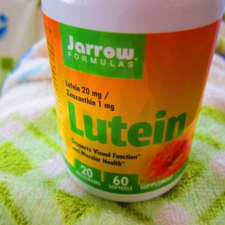 Jarrow Formulas, Lutein, 20 mg, 30 Softgels