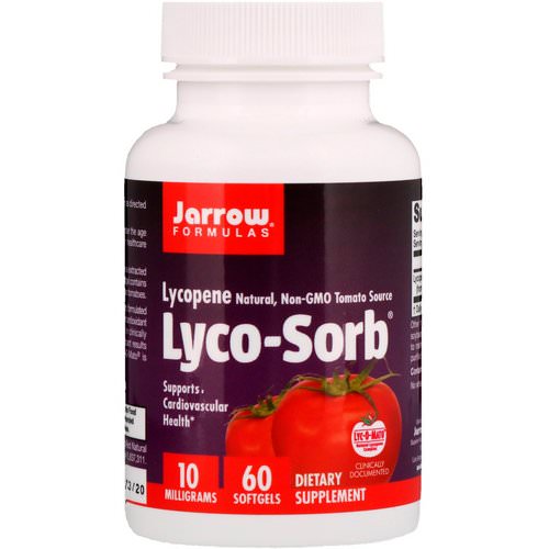 Jarrow Formulas, Lyco-Sorb Lycopene, 10 mg, 60 Softgels فوائد