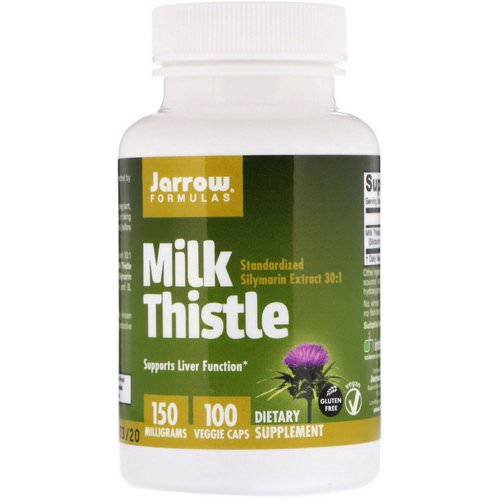 Jarrow Formulas, Milk Thistle, 150 mg, 100 Veggie Caps فوائد
