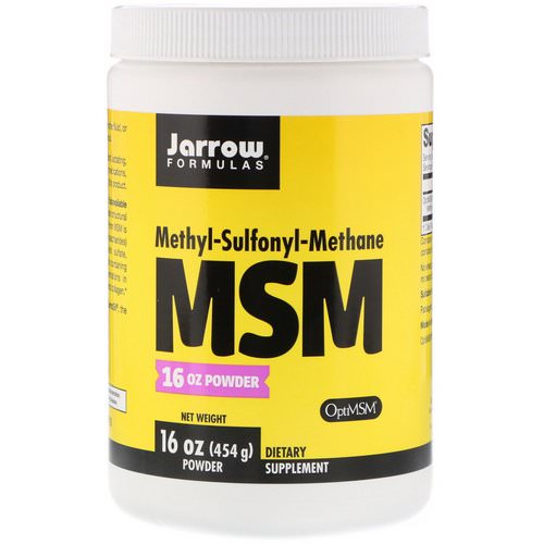 Jarrow Formulas, MSM Powder, 16 oz (454 g) فوائد