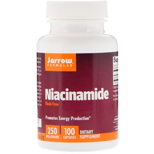 Jarrow Formulas, Niacinamide, 250 mg, 100 Capsules فوائد