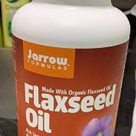 Jarrow Formulas Flax Seed Supplements - مكملات بذ,ر الكتان, Omegas EPA DHA, زيت السمك, المكملات الغذائية