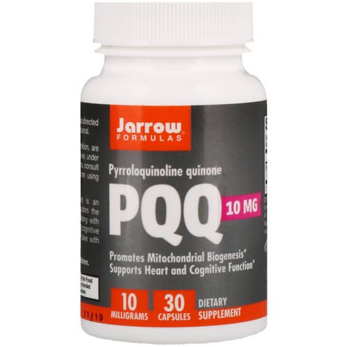 Jarrow Formulas, PQQ (Pyrroloquinoline Quinone), 10 mg, 30 Capsules فوائد