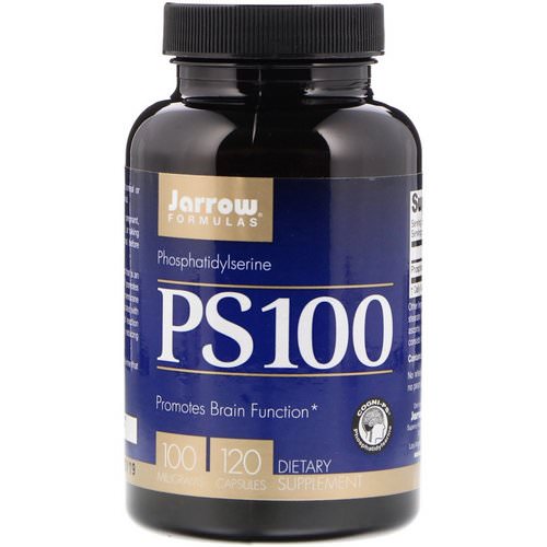 Jarrow Formulas, PS 100, Phosphatidylserine, 100 mg, 120 Capsules فوائد