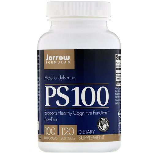 Jarrow Formulas, PS 100, Phosphatidylserine, 100 mg, 120 Softgels فوائد