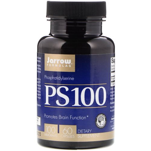 Jarrow Formulas, PS 100, Phosphatidylserine, 100 mg, 60 Capsules فوائد