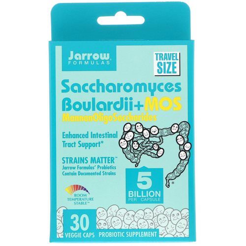 Jarrow Formulas, Saccharomyces Boulardii + MOS, 5 Billion, 30 Veggie Caps فوائد