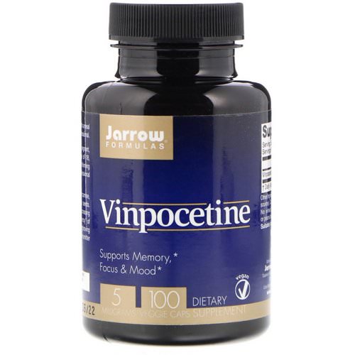 Jarrow Formulas, Vinpocetine, 5 mg, 100 Veggie Caps فوائد