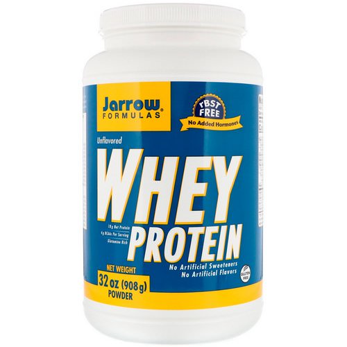 Jarrow Formulas, Whey Protein, Unflavored, 2 lbs (908 g) فوائد