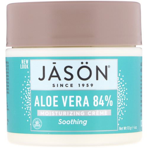 Jason Natural, Aloe Vera 84% Moisturizing Creme, Soothing, 4 oz (113 g) فوائد