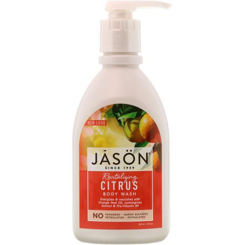 Jason Natural, Body Wash, Revitalizing Citrus, 30 fl oz (887 ml) فوائد
